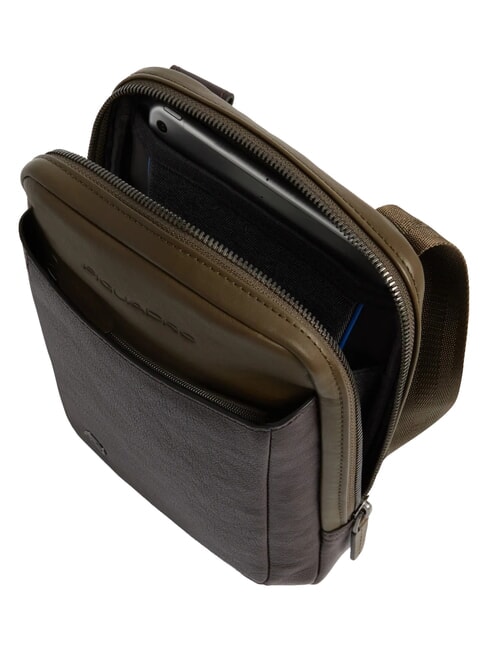 BLACK SQUARE  Sac de transport pour iPad mini vert / marron fonc&eacute; - Sacs en Bandouli&egrave;res pour Homme