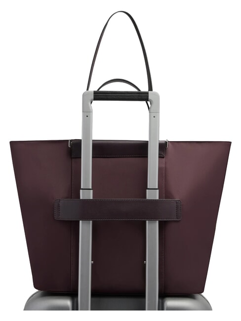LYRA Sac &agrave; provisions pour ordinateur portable 14 pouces bordeaux 2 - Sacs pour Femme
