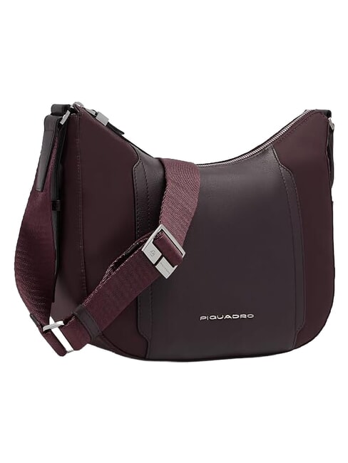 LYRA sac bandouli&egrave;re bordeaux 2 - Sacs pour Femme