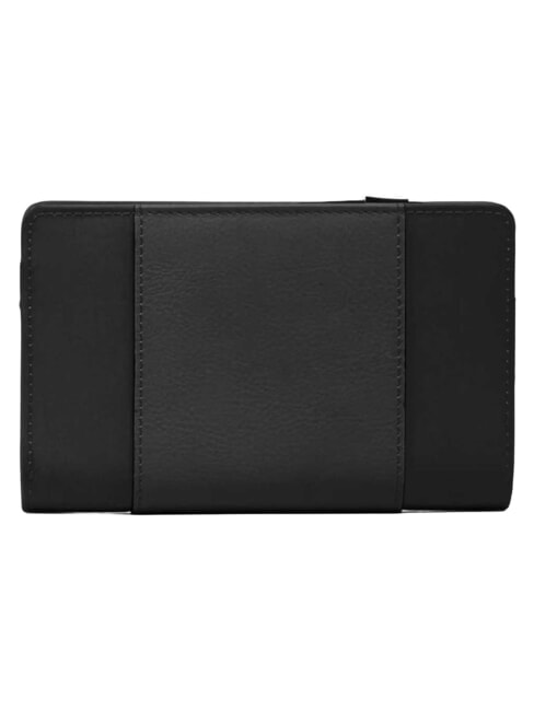 LYRA portefeuille en cuir Noir - Portefeuilles Femme