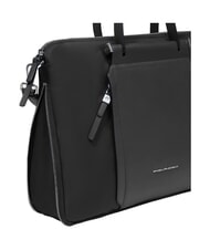 PIQUADRO LYRA Sacoche pour ordinateur portable 15,6 pouces, extensible Noir - Porte Documents Travail - 4