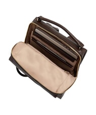 PIQUADRO W140 Sac &agrave; dos en cuir pour ordinateur portable 14 pouces pour femme MARRON - Sacs &agrave; dos pour ordinateur portable - 4