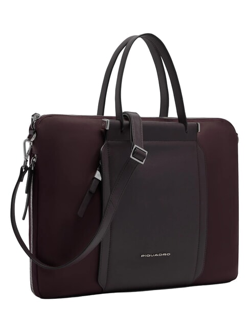 LYRA Sacoche pour ordinateur portable 15,6 pouces, extensible bordeaux 2 - Porte Documents Travail