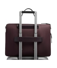 PIQUADRO LYRA Sacoche pour ordinateur portable 15,6 pouces, extensible bordeaux 2 - Porte Documents Travail - 3