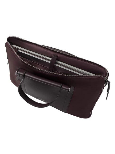LYRA Sacoche pour ordinateur portable 15,6 pouces, extensible bordeaux 2 - Porte Documents Travail