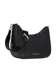 PIQUADRO CIRCLE Sac bandouli&egrave;re en cuir Noir - Sacs pour Femme - 2