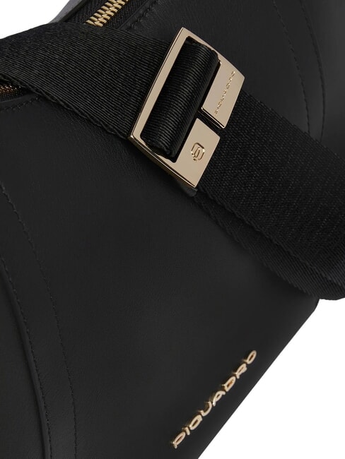 CIRCLE Sac bandouli&egrave;re en cuir Noir - Sacs pour Femme