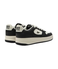 LACOSTE L001 SET Baskets noir/blanc cass&eacute; - Chaussures Homme - 3