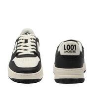 LACOSTE L001 SET Baskets noir/blanc cass&eacute; - Chaussures Homme - 5