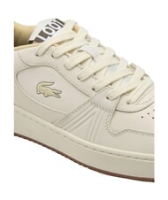 LACOSTE L001 SET Baskets &eacute;teint blanc/khk - Chaussures Homme - 6