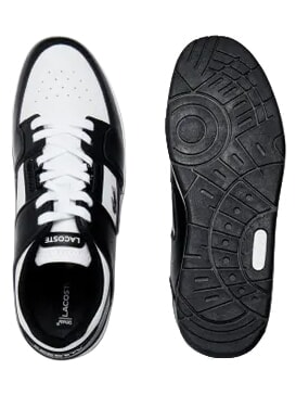 COURT CAGE Baskets noir et blanc - Chaussures Homme
