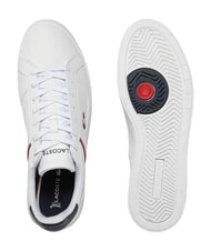 LACOSTE EUROPA PRO TRI 123 Baskets blanc/bleu marine/rouge - Chaussures Homme - 4