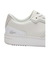LACOSTE L001 0321 1 SMA Baskets blanc/blanc cass&eacute; - Chaussures Homme - 5