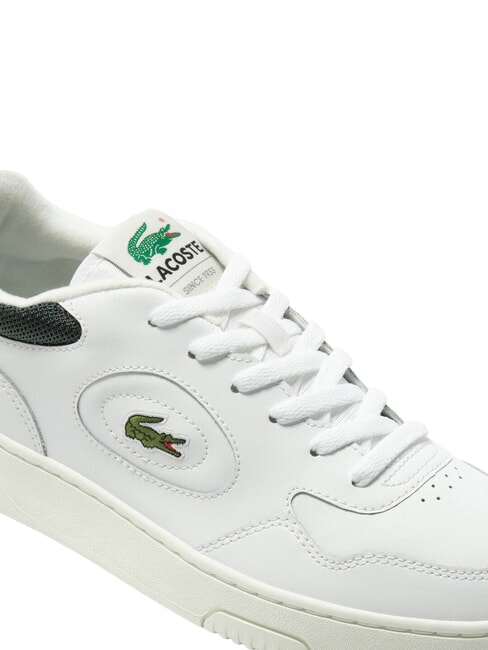 LINESET Baskets blanc/vert fonc&eacute; - Chaussures Homme