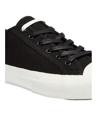 LACOSTE TOPSKILL Baskets noir/blanc cass&eacute; - Chaussures Homme - 5