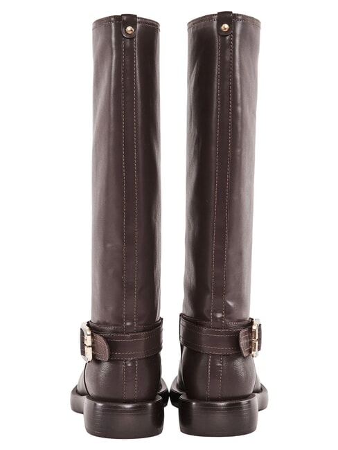 LOLA Bottes en cuir caf&eacute; - Chaussures Femme