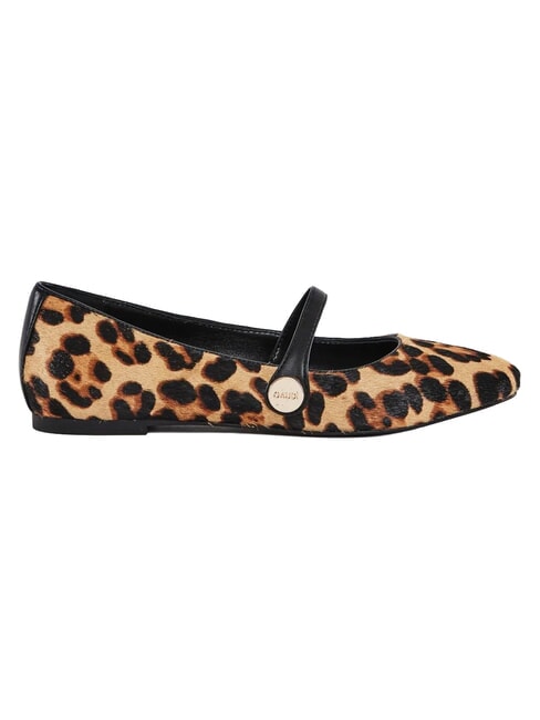 GYPSY PONY HAIR MACULA ballerines en cuir bronzage - Chaussures Femme