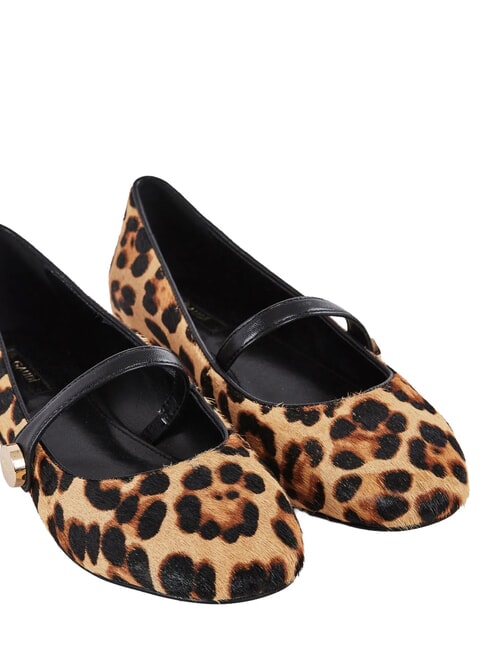GYPSY PONY HAIR MACULA ballerines en cuir bronzage - Chaussures Femme