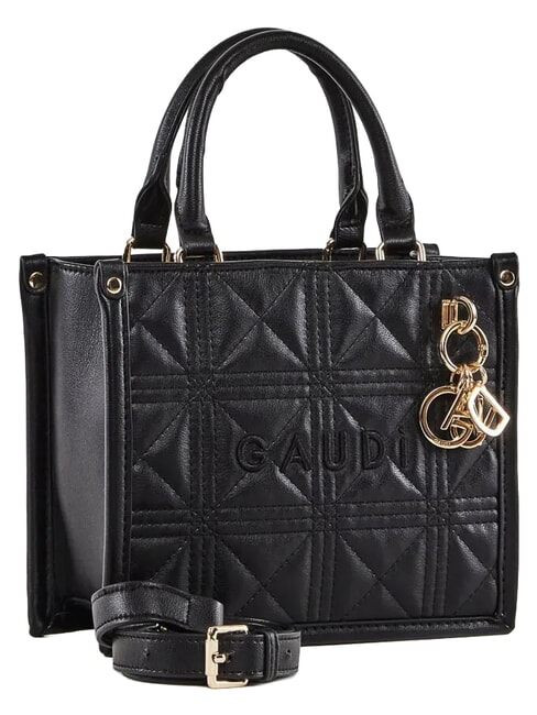 LETIZIA Mini sac de courses avec breloque NOIR - Sacs pour Femme