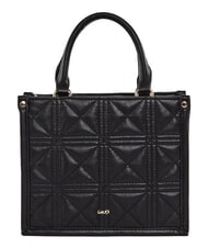 GAUD&Igrave; LETIZIA Mini sac de courses avec breloque NOIR - Sacs pour Femme - 3