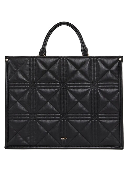 LETIZIA Sac de courses &agrave; breloques NOIR - Sacs pour Femme