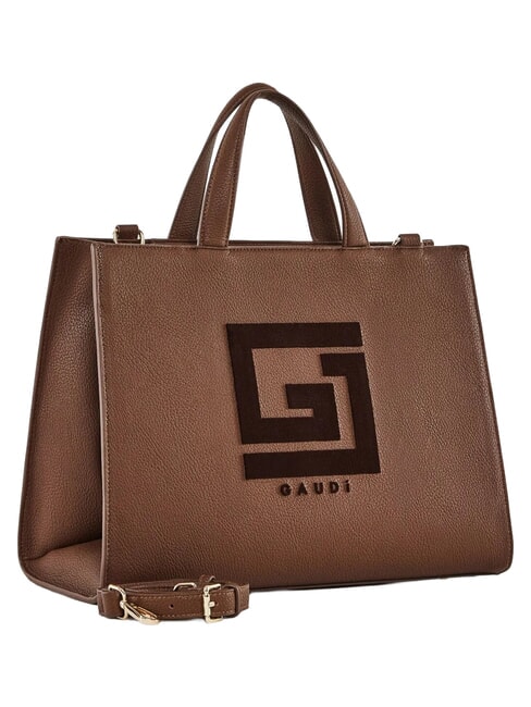 EMILY FLOCK Sac de courses avec bandouli&egrave;re chocolat - Sacs pour Femme