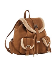 GAUD&Igrave; LYNN Sac &agrave; dos avec poches et logo en m&eacute;tal bronzage - Sacs pour Femme - 3