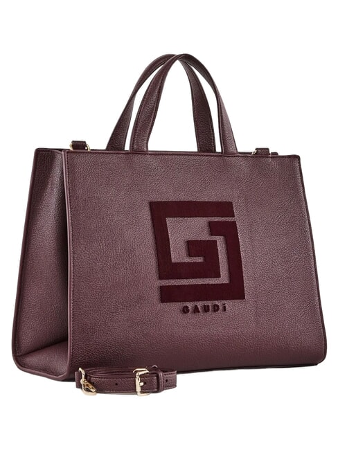 EMILY FLOCK Sac de courses avec bandouli&egrave;re Bourgogne - Sacs pour Femme