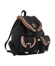 GAUD&Igrave; LYNN Sac &agrave; dos avec poches et logo en m&eacute;tal NOIR - Sacs pour Femme - 2