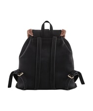GAUD&Igrave; LYNN Sac &agrave; dos avec poches et logo en m&eacute;tal NOIR - Sacs pour Femme - 3