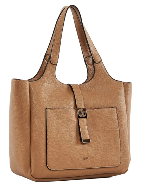 LYNN PLAIN Sac de courses avec poche avant sable - Sacs pour Femme