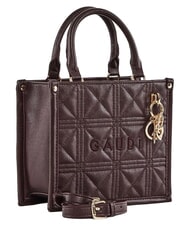 GAUD&Igrave; LETIZIA Mini sac de courses avec breloque Bourgogne - Sacs pour Femme - 2