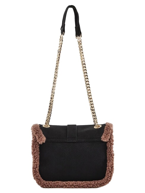 LYNN Mini sac avec bandouli&egrave;re cha&icirc;ne NOIR - Sacs pour Femme
