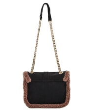 GAUD&Igrave; LYNN Mini sac avec bandouli&egrave;re cha&icirc;ne NOIR - Sacs pour Femme - 3