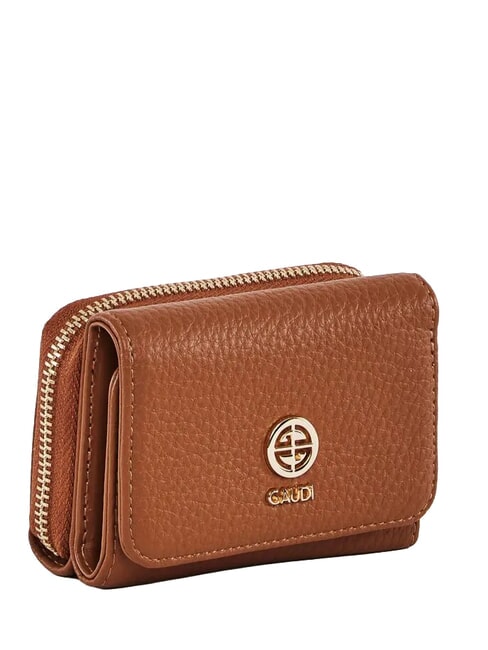 LUDO Portefeuille compact bronzage - Portefeuilles Femme
