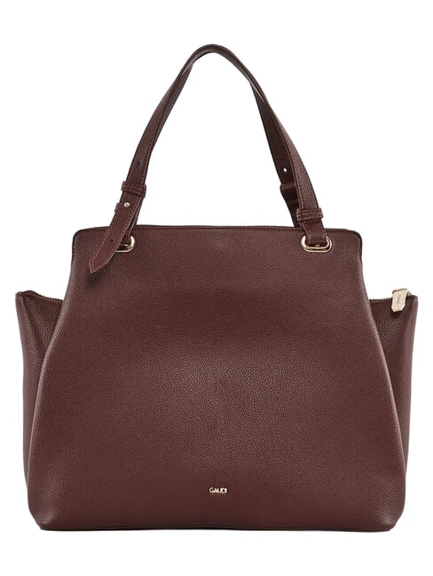 GINNIE Sac &agrave; main avec bandouli&egrave;re chocolat - Sacs pour Femme