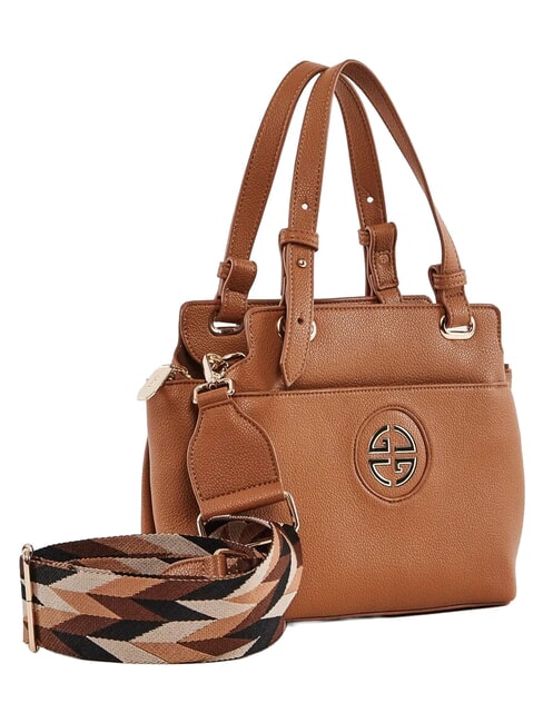 GINNIE Sac &agrave; main avec bandouli&egrave;re bronzage - Sacs pour Femme