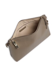 FURLA DEBBY Sac bandouli&egrave;re en cuir gris boueux - Sacs pour Femme - 4