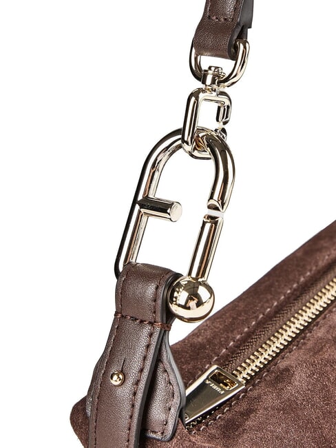 TONIE Sac bandouli&egrave;re, avec bandouli&egrave;re tons chocolat - Sacs pour Femme