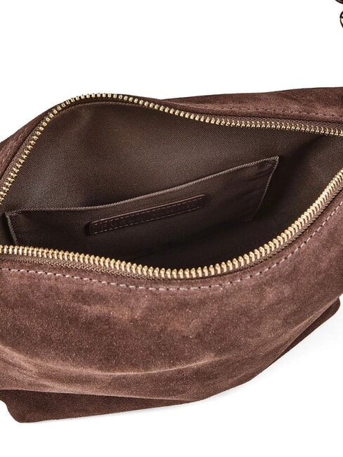 TONIE Sac bandouli&egrave;re, avec bandouli&egrave;re tons chocolat - Sacs pour Femme