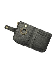 COCCINELLE METALLIC SOFT Mini portefeuille en cuir Noir - Portefeuilles Femme - 2