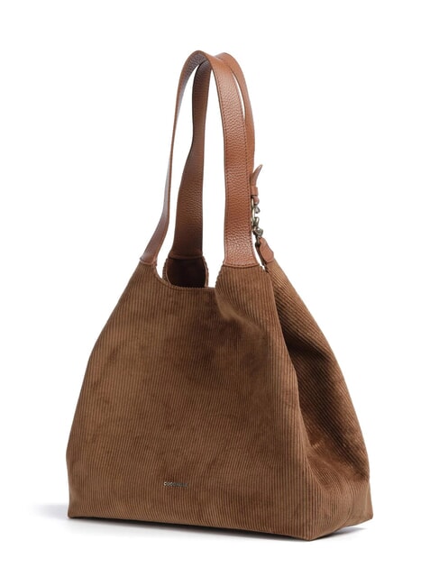 C-EASY CORDURO sac cabas bandouli&egrave;re en cuir Cognac - Sacs pour Femme