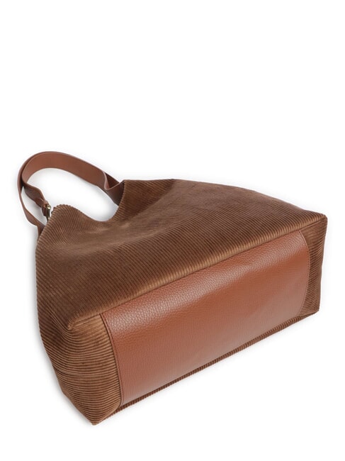 C-EASY CORDURO sac cabas bandouli&egrave;re en cuir Cognac - Sacs pour Femme