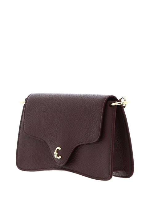 C-ME Sac en cuir martel&eacute; &agrave; rabat baie - Sacs pour Femme
