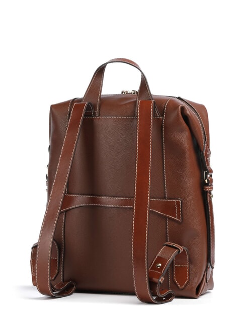 GEMMA Sac &agrave; dos en cuir MARRON - Sacs pour Femme