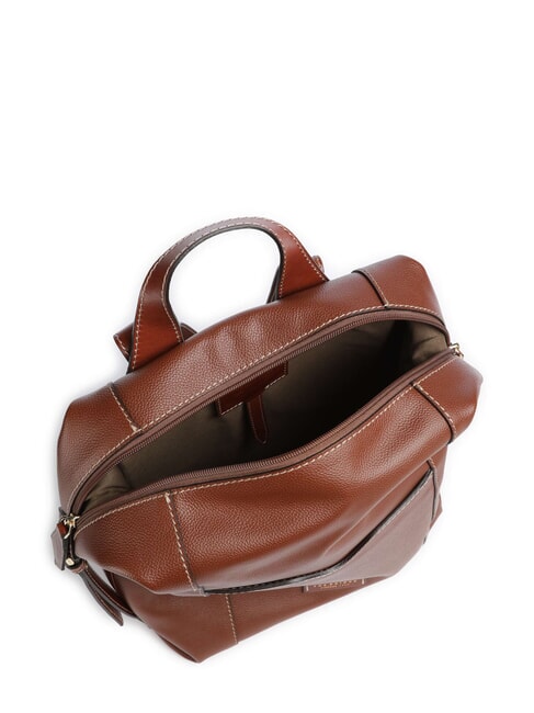 GEMMA Sac &agrave; dos en cuir MARRON - Sacs pour Femme