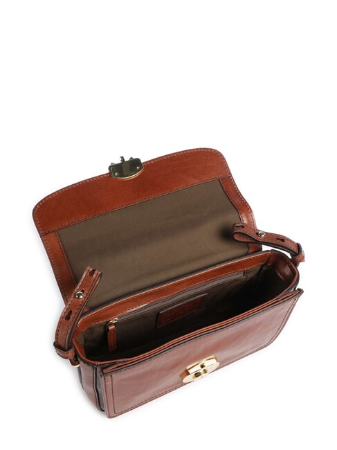 CORSINI Sac bandouli&egrave;re en cuir MARRON - Sacs pour Femme