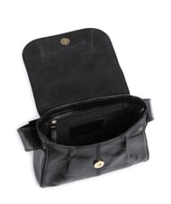 THE BRIDGE FLORA Mini sac bandouli&egrave;re en cuir black Gold - Sacs pour Femme - 4
