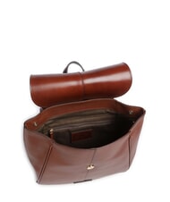 THE BRIDGE ELISABETTA Sac &agrave; dos en cuir MARRON - Sacs pour Femme - 4
