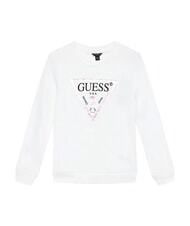 GUESS CORE KIDS Sweat-shirt avec imprim&eacute; logo triangulaire blanc pur - B&eacute;b&eacute; Sweat - 3